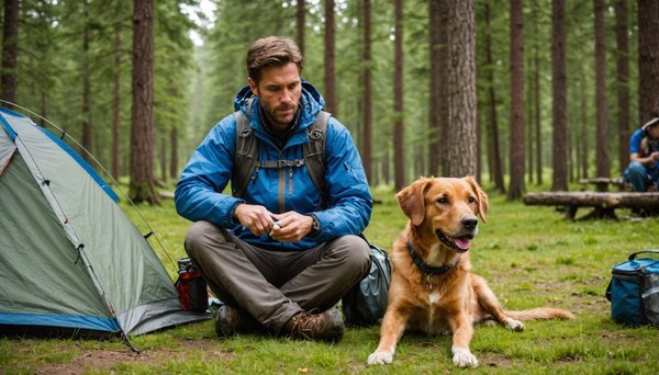 Comment réagir si votre fidèle ami à quatre pattes tombe malade lors d'une escapade en camping?